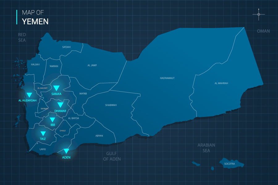 Yemen-Map